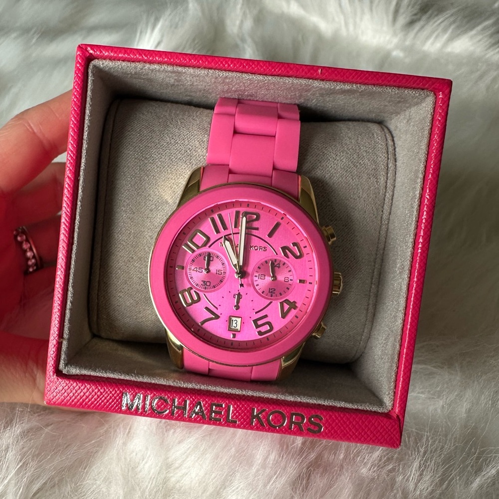 Michael Kors Hot Pink Watch